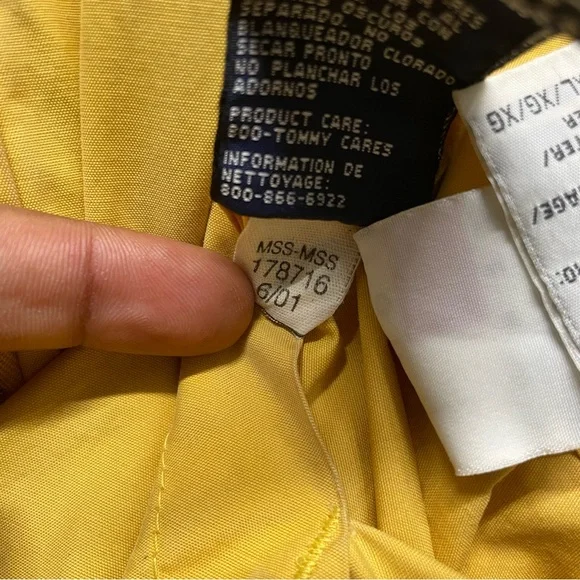 Vintage Y2K 2001 Tommy Hilfiger Reversible Jacket // XL - Picture 9 of 14